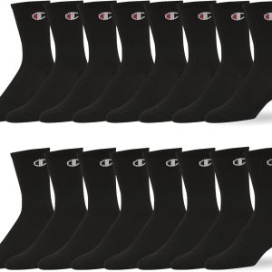 Champion Boys Socks 8 Pair Crew Ankle Quarter Kids Socks for Boys