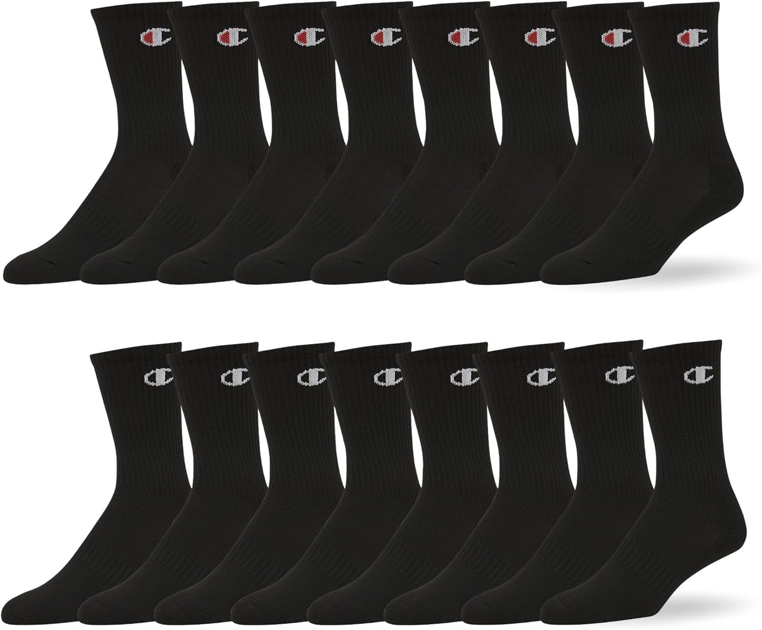 Champion Boys Socks 8 Pair Crew Ankle Quarter Kids Socks for Boys