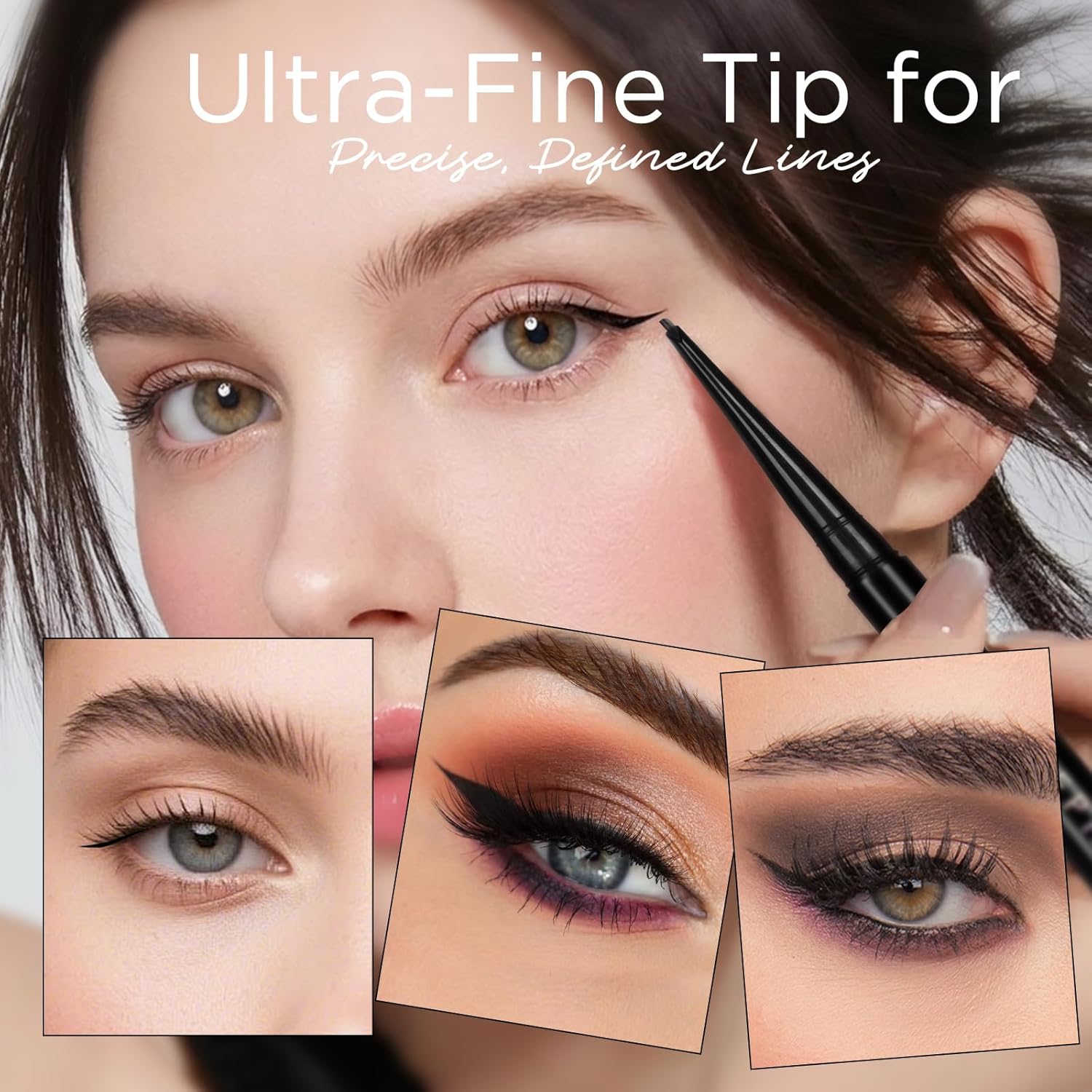 BEPHOLAN Black Eyeliner Pencils,D-tips Waterproof Gel Eyeliner Pencil Waterline Eye Liner Pen for Women Waterproof Smudge Proof Long-lasting (BLACK-D) - Image 6