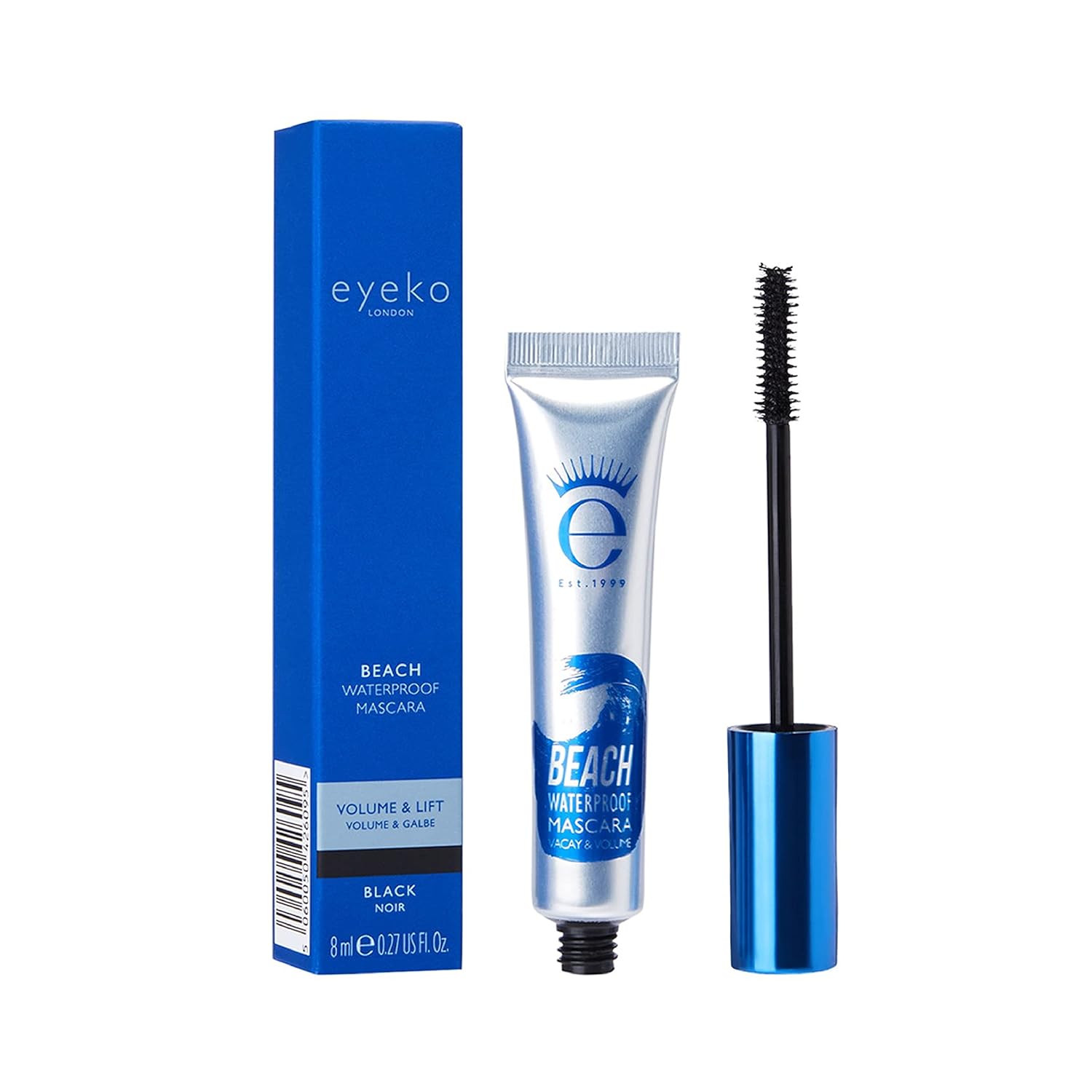 Eyeko Beach Waterproof Mascara - Volume & Lift - Coconut Oil-infused - Vegan 8ml - Image 2