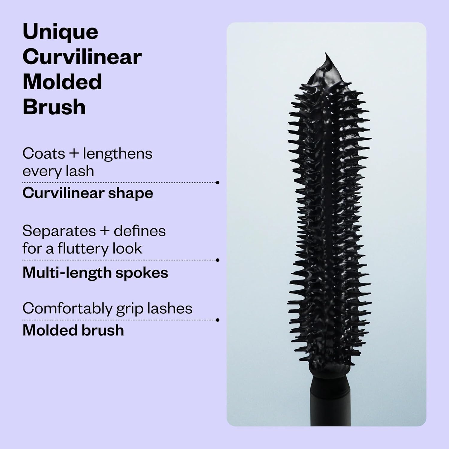 Kosas Soulgazer Lengthening + Lifting Peptide Mascara – Smudge-Proof, Clump-Free Mascara + Lash Serum 2-in-1 for Long, Defined Lashes – Curvilinear Molded Brush, Vegan, Sensitive-Eye Safe - Image 7