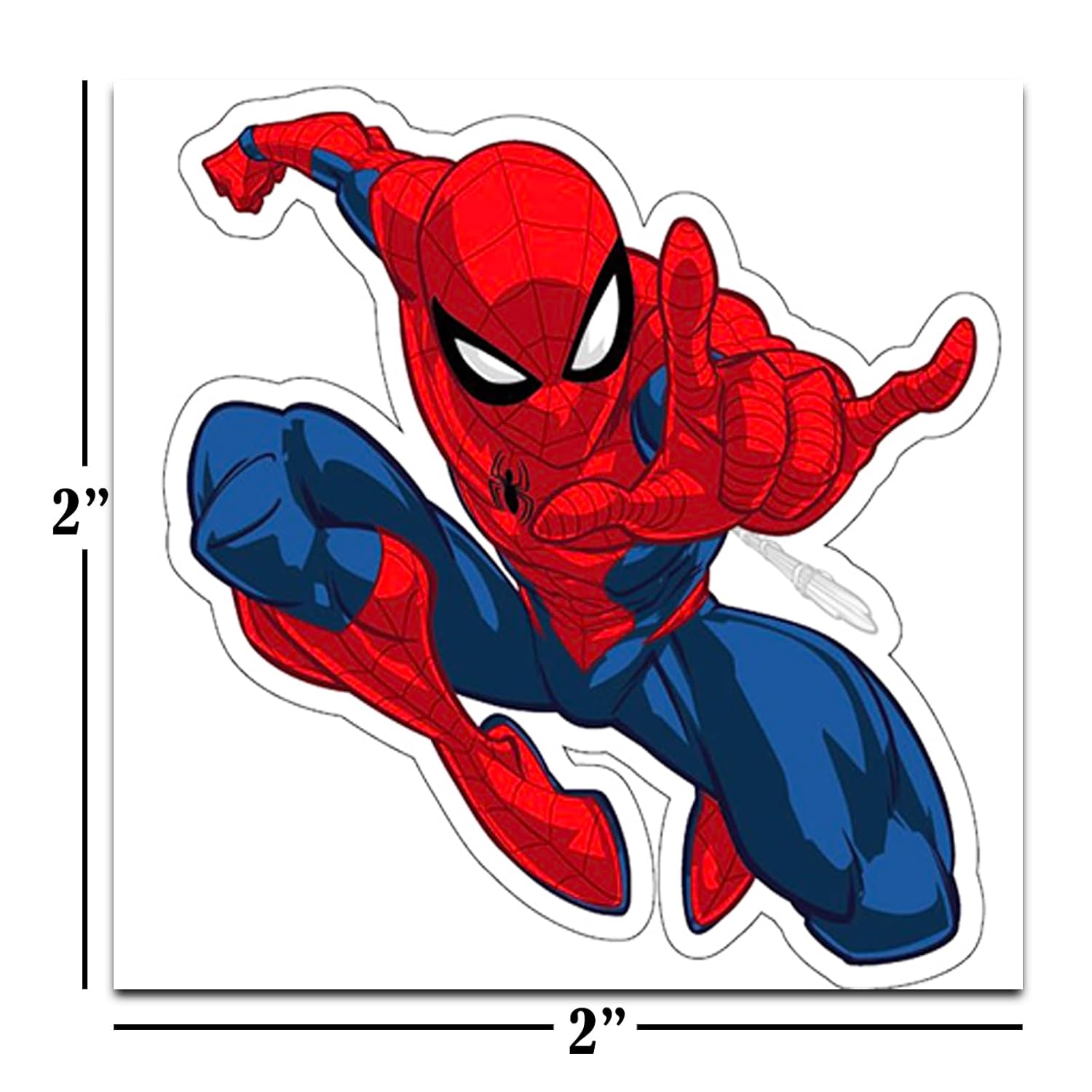 Marvel Spiderman Tattoos Party Favors Bundle ~ 72 Perforated Individual 2" x 2" Spiderman Temporary Tattoos for Kids Boys Girls (Spiderman Party Supplies) - Image 2