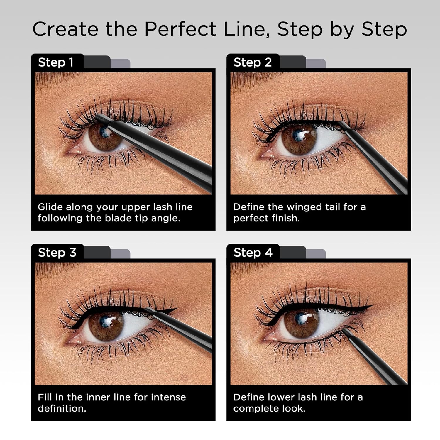 BEPHOLAN Black Eyeliner Pencils,D-tips Waterproof Gel Eyeliner Pencil Waterline Eye Liner Pen for Women Waterproof Smudge Proof Long-lasting (BLACK-D) - Image 7