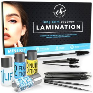 Elevate The Beauty Brow Lamination Kit | At Home DIY Eyebrow Lamination Kit For Instant Brow Lift | Professional Eye Brows Supplies for Fuller Eyebrows | Lasts For Upto 6 Weeks