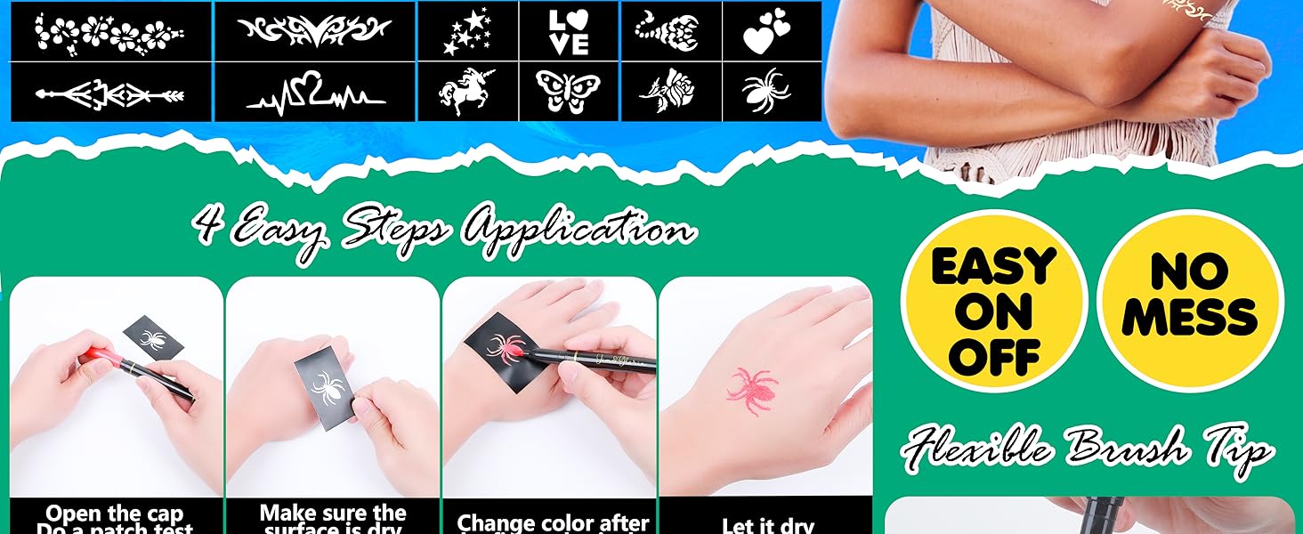 gold silver red blue green yellow pink purple blue brown black dark light deep colorful rainbow diy