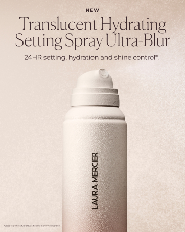 new translucent hydrating setting spray ultra-blur, 24hr setting, hydration and shine control