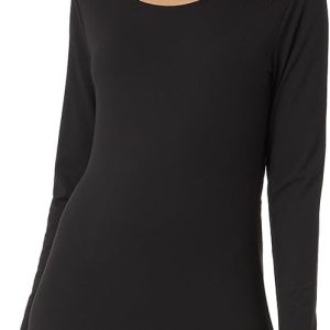 32 Degrees Women's Cozy Heat Base Layer Scoop Neck Top - Thermal Long Sleeve Shirt for Cold Weather