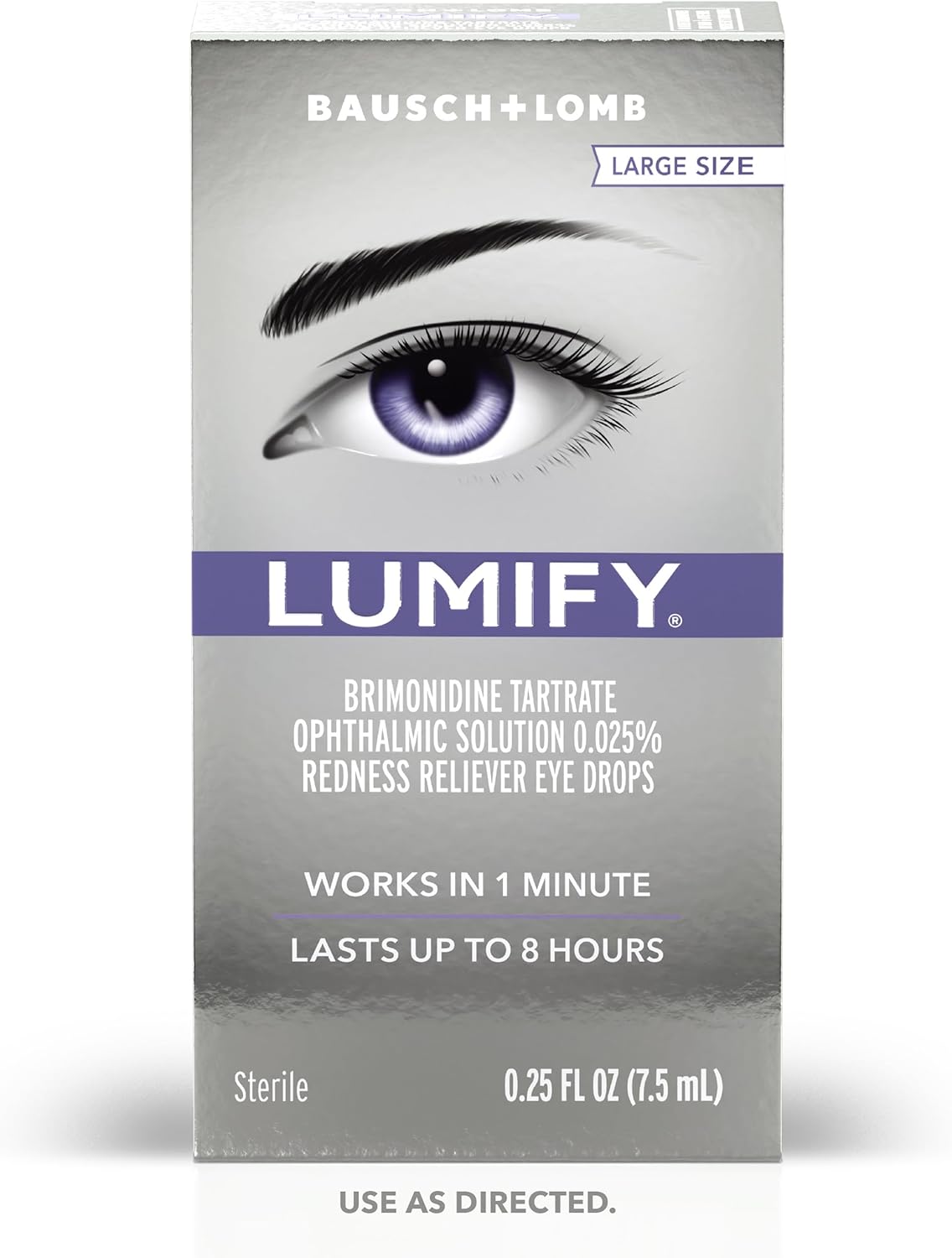 LUMIFY Eye Drops for Red Eyes, Redness Reliever for Brighter Looking Eyes, Works in 1 Minute & Lasts Up to 8 Hours, Eye Drops, 0.25 Fl Oz (7.5mL) - Image 12
