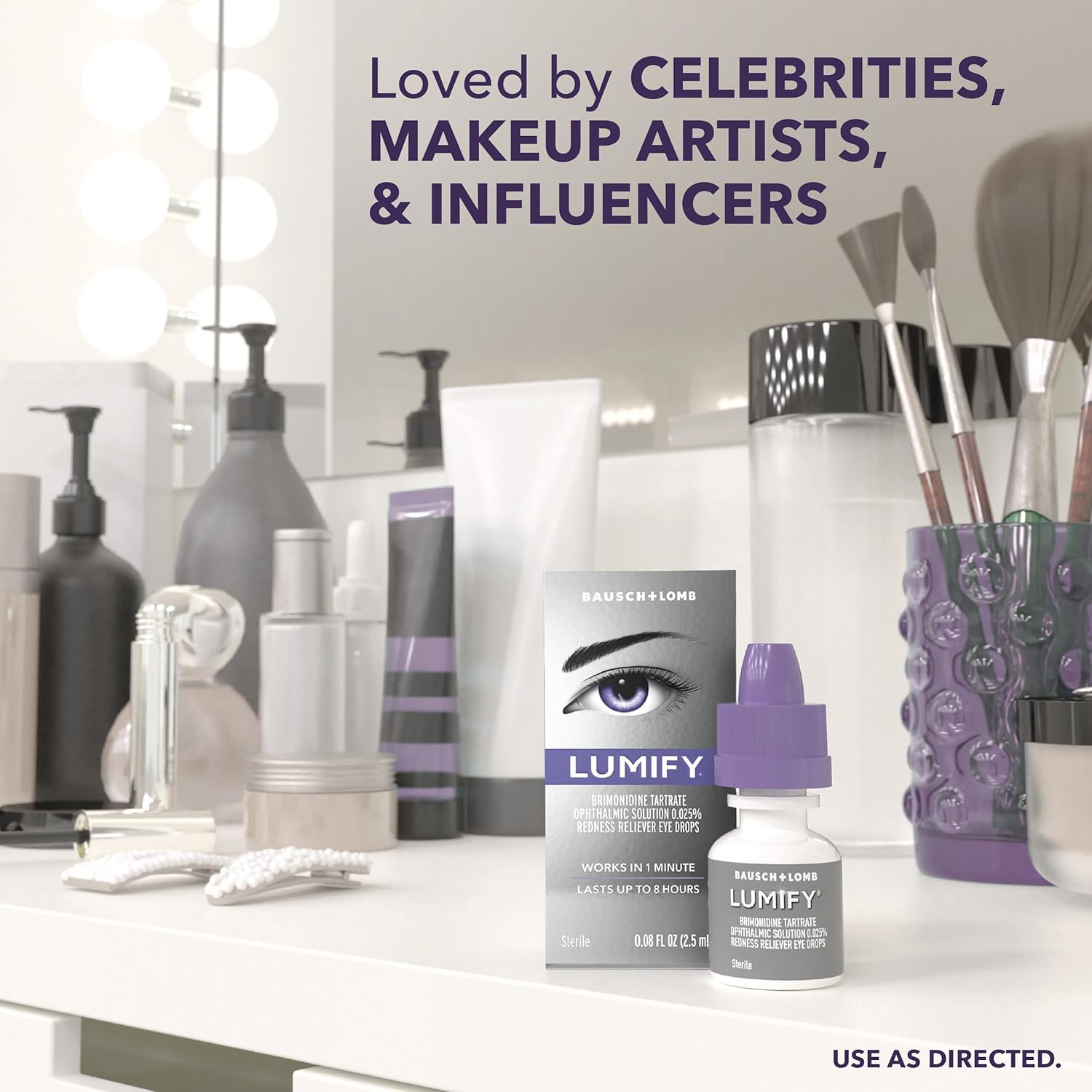 LUMIFY Eye Drops for Red Eyes, Redness Reliever for Brighter Looking Eyes, Works in 1 Minute & Lasts Up to 8 Hours, Eye Drops, 0.25 Fl Oz (7.5mL) - Image 8