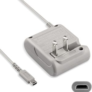 DS Lite Charger Compatible with Nintendo DS Lite 100-240V Wall Plug Adapter, Charging Cord for Nintendo DS Lite Power Cord